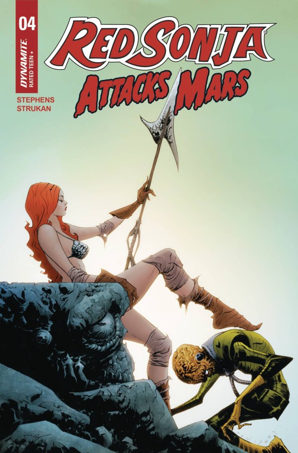 Red Sonja Attacks Mars #4 Cover B Jae Lee Variant
