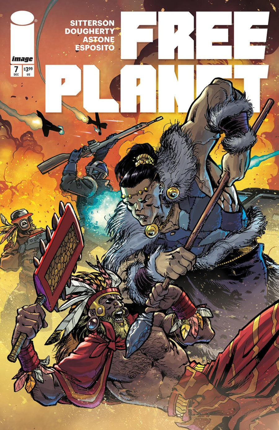 Free Planet #7 Cover B Ilias Kyriazis Variant