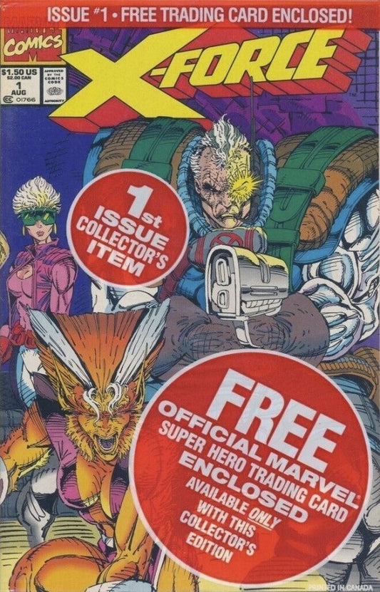 X-Force #1-10 (1991) Full Set (#1 Polybagged with X-Force Team Card)