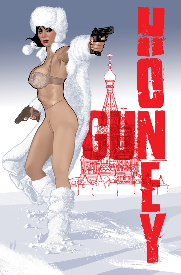 Gun Honey: Doubles Down #1 Cover I Adam Hughes Foil Variant
