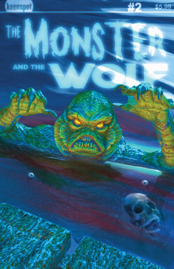 Mark Spears Monsters: The Monster and the Wolf #2 Cover E Mark Spears Deep Impact Variant