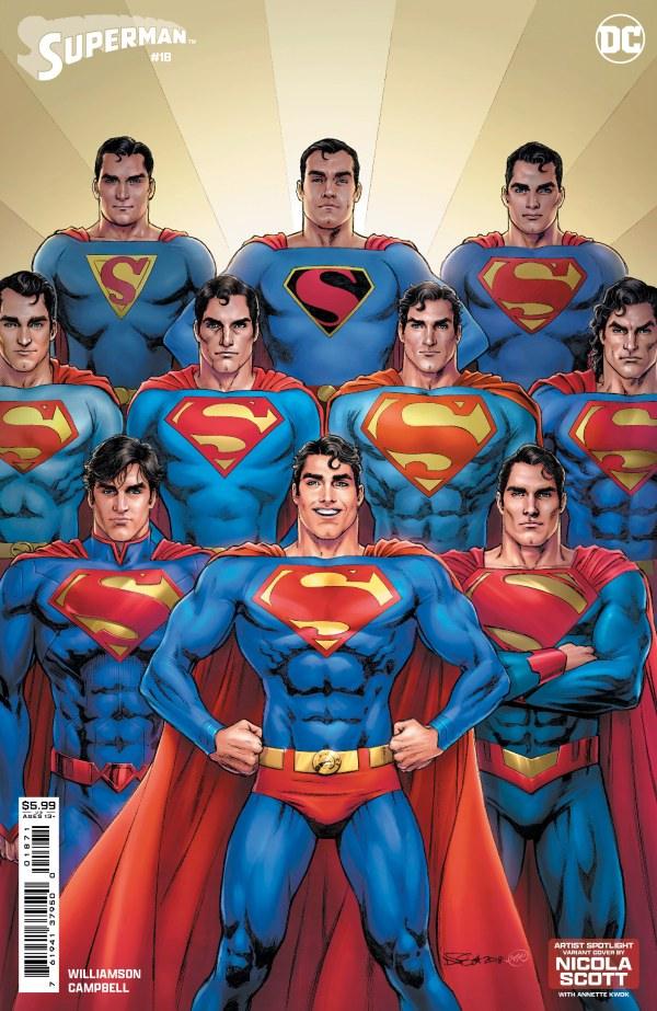 Superman #18 Cover E Nicola Scott Artist Spotlight