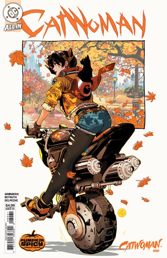 Catwoman #80 Cover E Dan Mora Pumpkin Spicy Variant