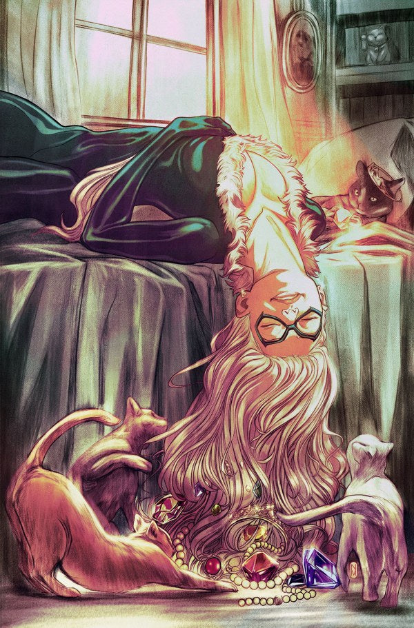 The Amazing Spider-Man #1 1:50 Nimit Malavia Black Cat Virgin Variant