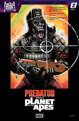 Predator vs. the Planet of the Apes #2 Chris Campana Movie Poster Homage Variant
