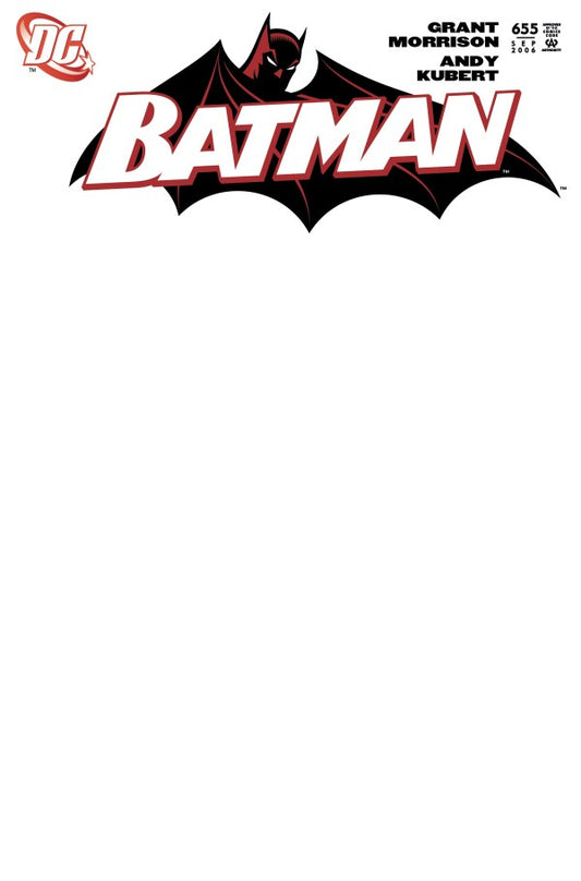 Batman #655 Facsimile Edition 2025 Blank Variant