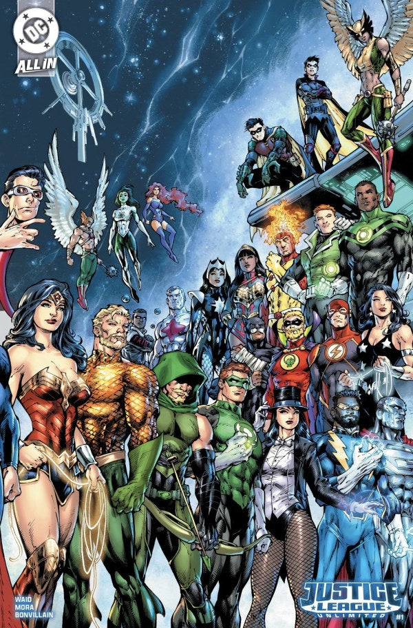 Justice League Unlimited #1 Cover E Ed Benes Wraparound