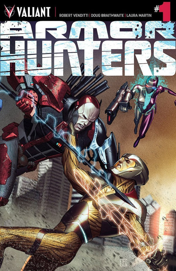 Armor Hunters #1-4 Full Set  (#1 Foil Cover)