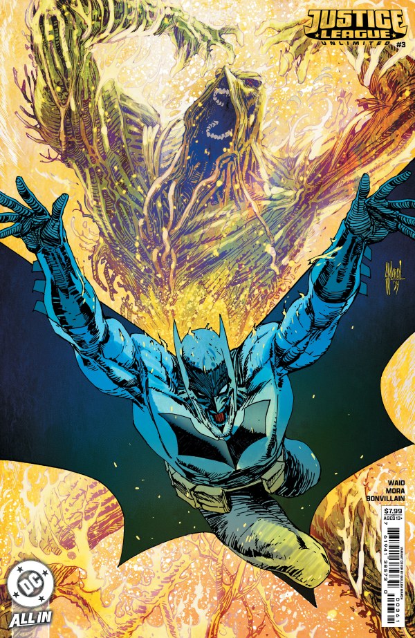 Justice League Unlimited #3 Cover E Guillem March Raised UV Foil Variant