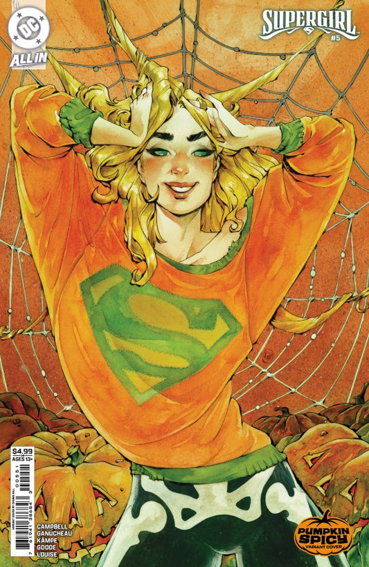 Supergirl #5 Cover D Chuma Hill Pumpkin Spicy Variant
