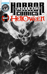 Horror Comics Black and White Helloween Special #1 Cover B Brian Denham Black & White Lunar Variant