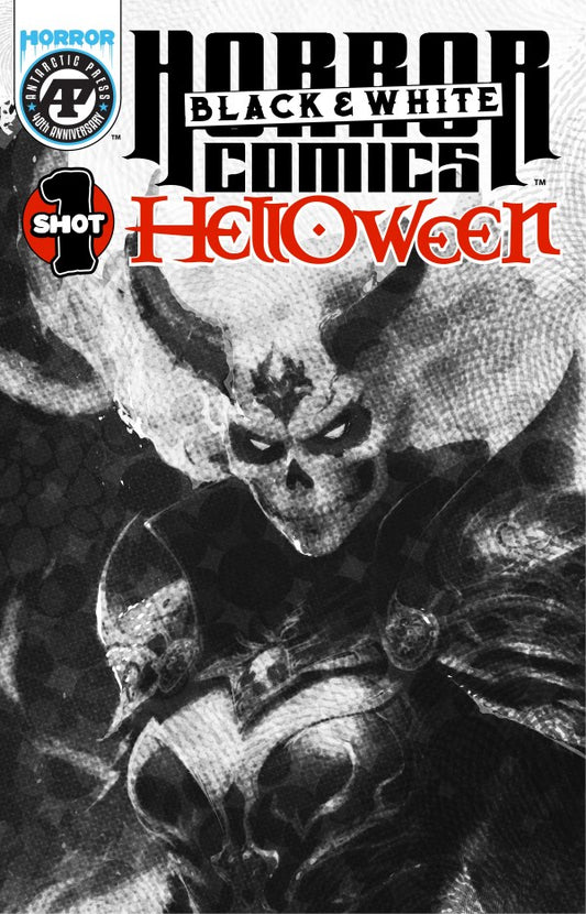 Horror Comics Black and White Helloween Special #1 Cover B Brian Denham Black & White Lunar Variant