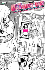 Hot Valley Days and Cocaine Nights #3 Cover B Farid Karami Black & White Variant