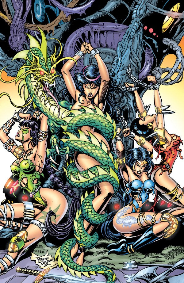 Jade Warriors #1 Cover D Mike Deodato Jr. Foil Variant