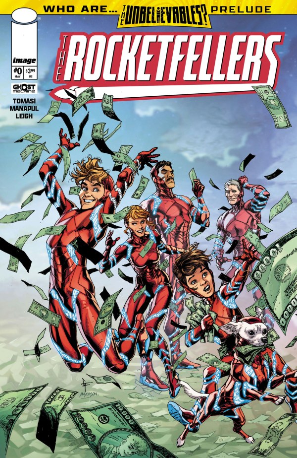 The Rocketfellers #0 Cover B Gary Frank Connecting Variant