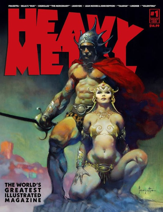 Heavy Metal #1 Cover B Frank Frazetta Variant