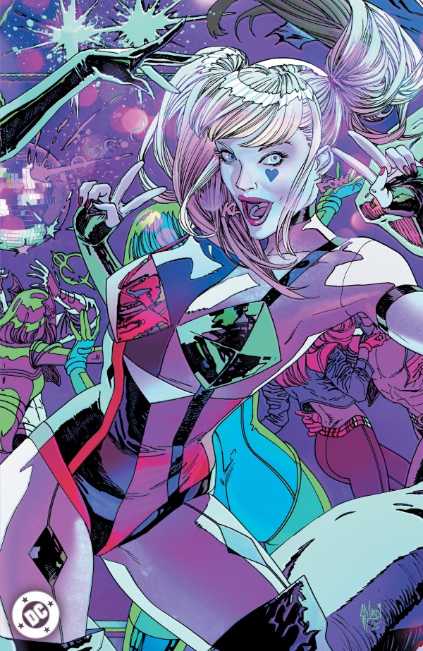 Gotham City Sirens: Unfit for Orbit #2 Cover D Guillem March Kalanorian Connecting Foil Virgin Variant