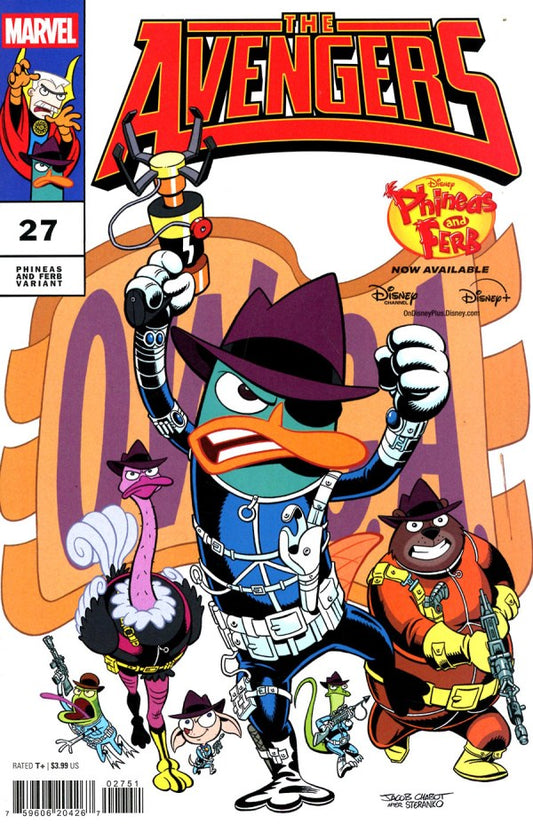 The Avengers #27 Jacob Chabot Phineas and Ferb Variant