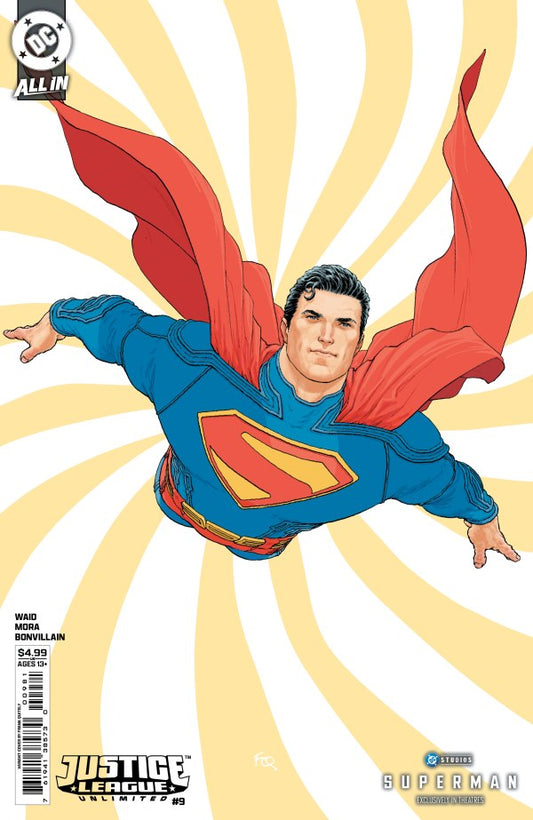 Justice League Unlimited #9 Cover F Frank Quitely Superman Movie Variant