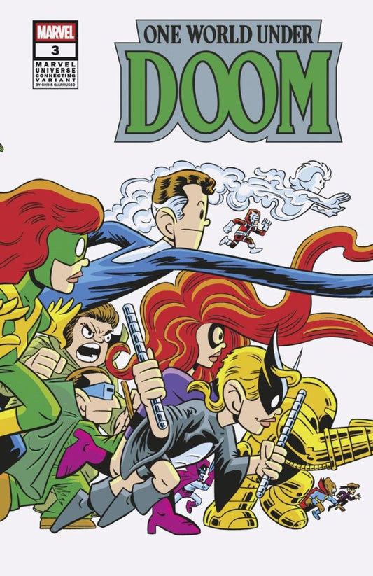 One World Under Doom #3 Chris Giarrusso Marvel Universe Wraparound Connecting Variant