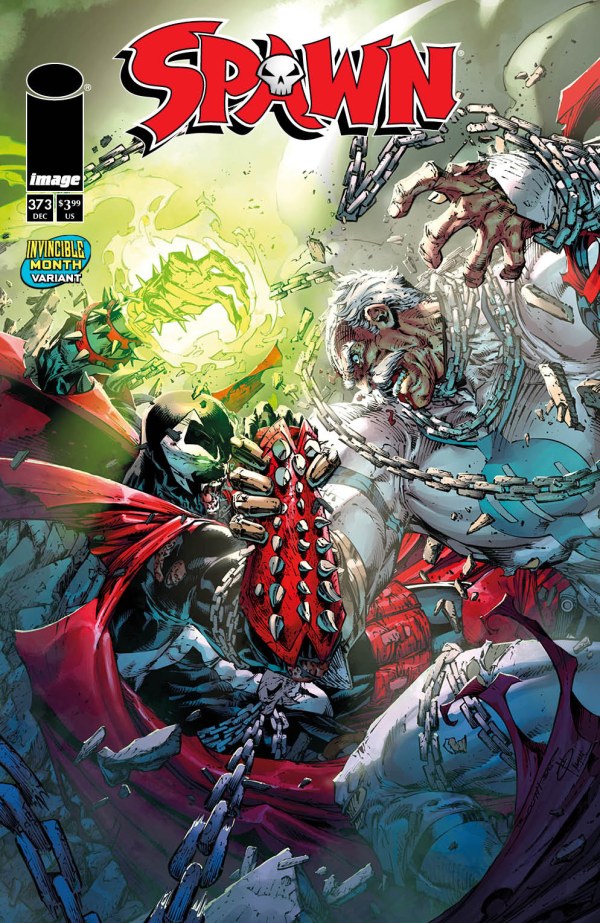 Spawn #373 Cover C Brett Booth Invincible Team-Up Variant
