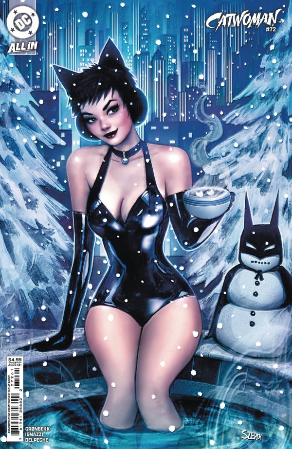 Sweater Weather Variant Cover (Batman / Superman: World's Finest #35, Superman #22, Batman #156, Nightwing #122, WW #17, Poison Ivy #29, Harley Quinn #47, Catwoman #72)