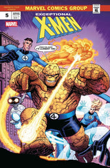 Exceptional X-Men #5 Nick Bradshaw Fantastic Four Homage Variant