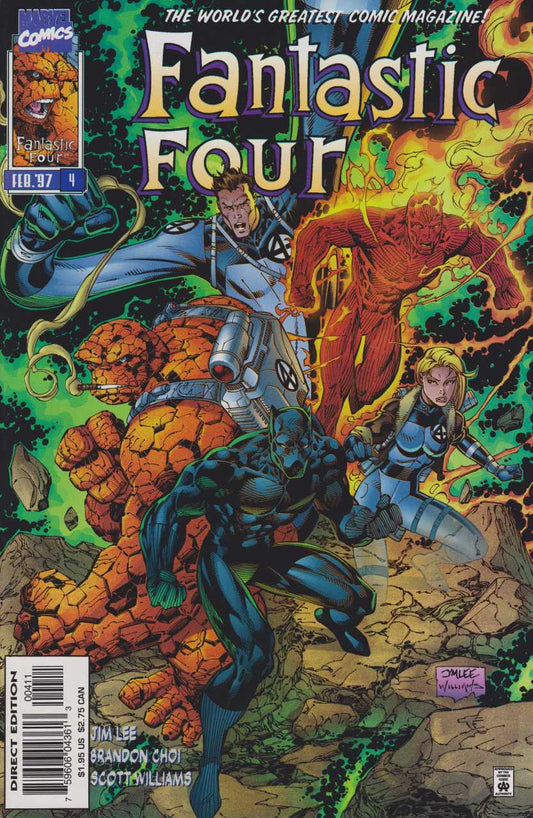 Fantastic Four #4 Jim Lee Cover (1997)