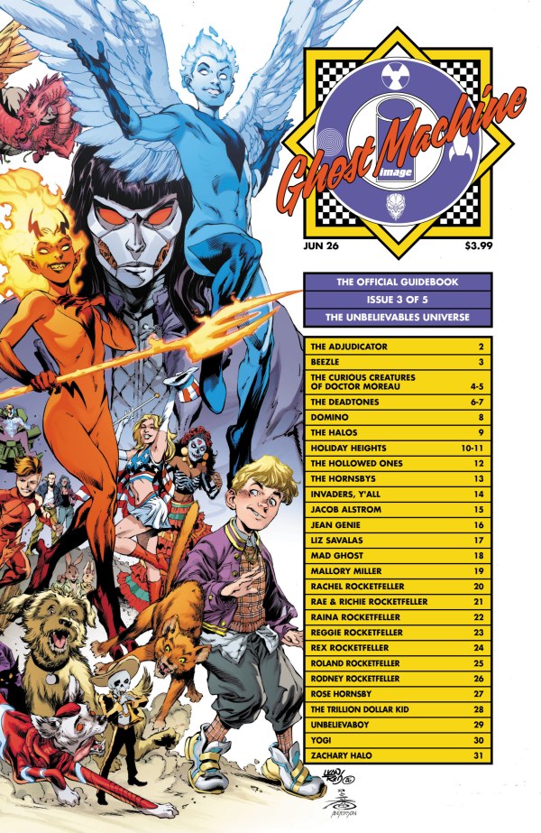 Ghost Machine: The Official Guidebook #3 Cover C Ivan Reis Variant