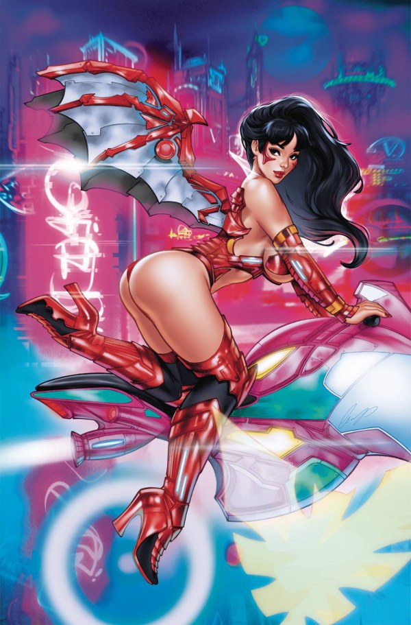 Vampirella #2 Cover Q 1:15 Elias Chatzoudis Foil Virgin Variant