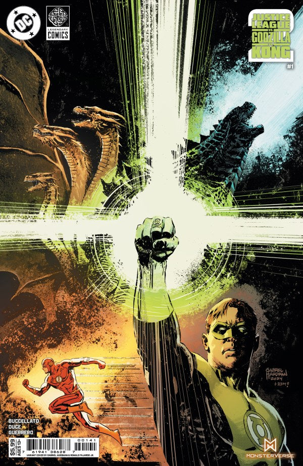 Justice League vs. Godzilla vs. Kong 2 #1 Cover D Gabriel Hardman Variant