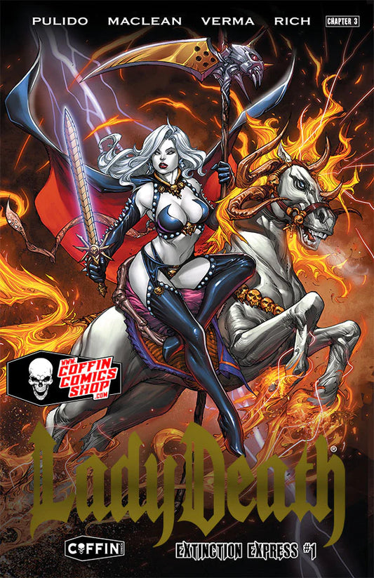 Lady Death: Extinction Express #1 Premiere Kickstarter Edition - Gold Foil chapter 3