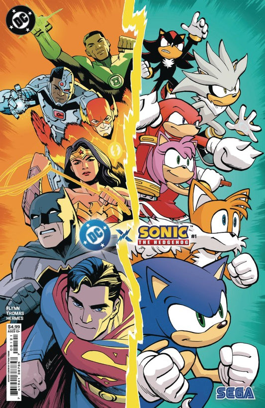 DC x Sonic the Hedgehog #1 Cover B Ethan Young Variant