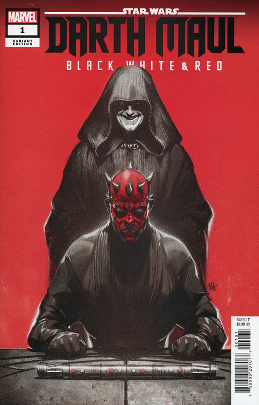 Star Wars: Darth Maul - Black, White & Red #1 variant edition