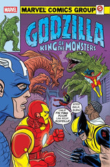 Godzilla vs. Avengers #1 Michael Allred Godzilla King of the Monsters Homage Variant