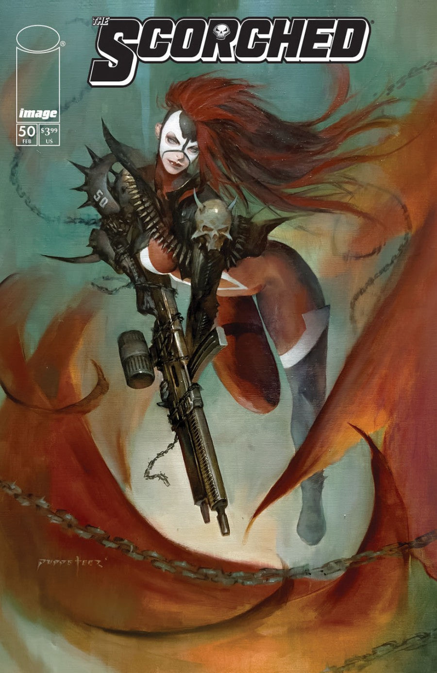 The Scorched #50 Cover B Puppeteer Lee Connecting Variant