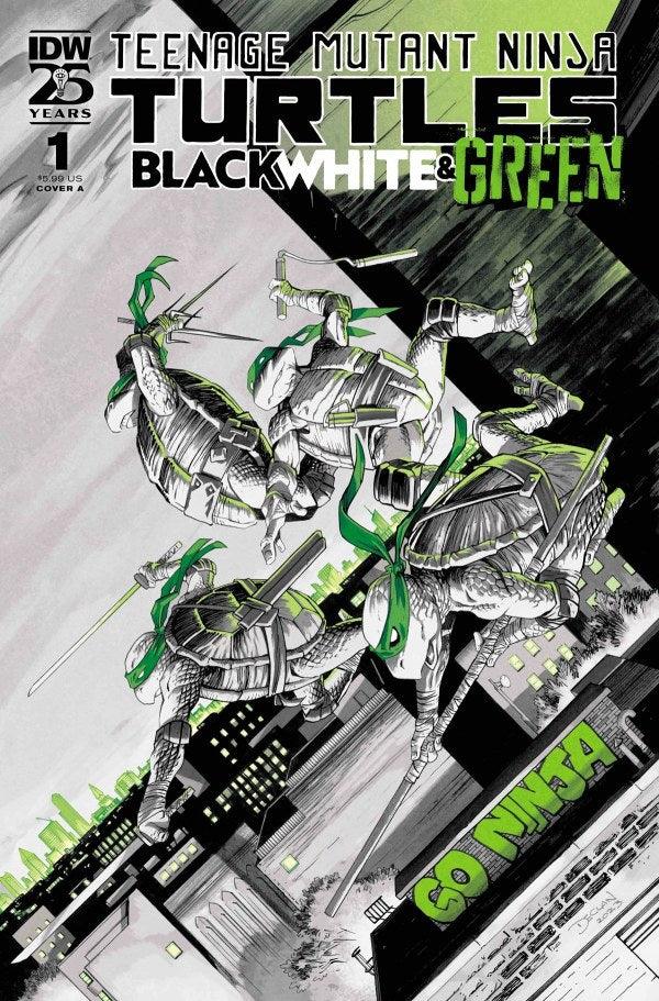 Teenage Mutant Ninja Turtles: Black, White, & Green #1