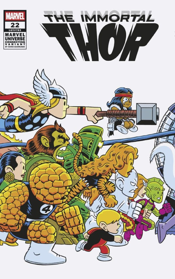 The Immortal Thor #22 Chris Giarrusso Marvel Universe Wraparound Connecting Variant