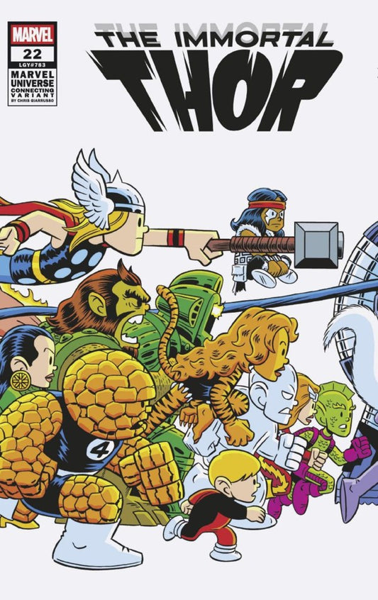 The Immortal Thor #22 Chris Giarrusso Marvel Universe Wraparound Connecting Variant