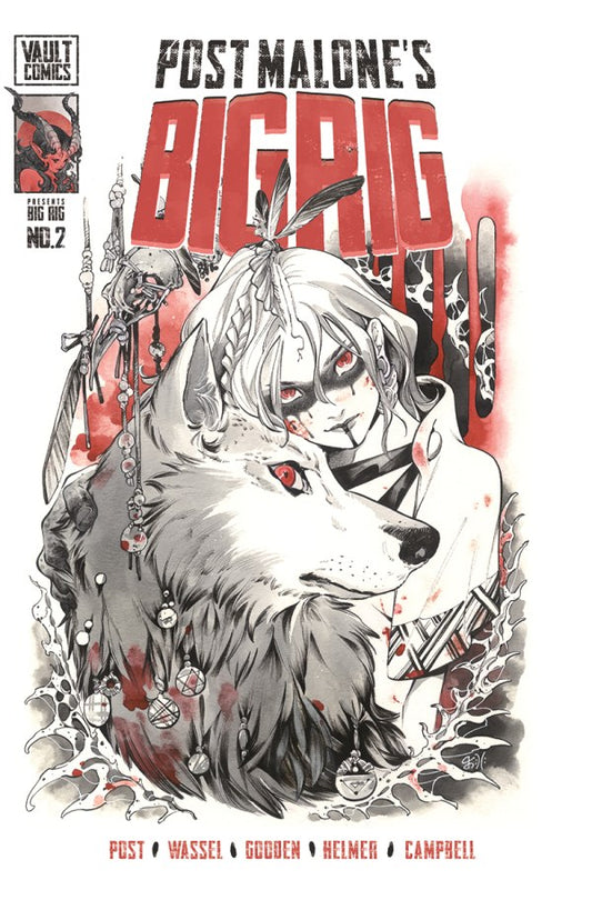 Post Malone's Big Rig #2 Cover I Peach Momoko Variant