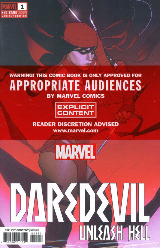 Daredevil: Unleash Hell – Red Band #1 Joshua 'Sway' Swaby Elektra Variant