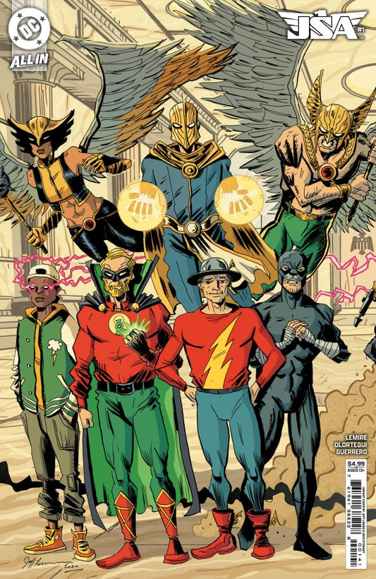 JSA #1 Cover D Jeff Lemire Connecting