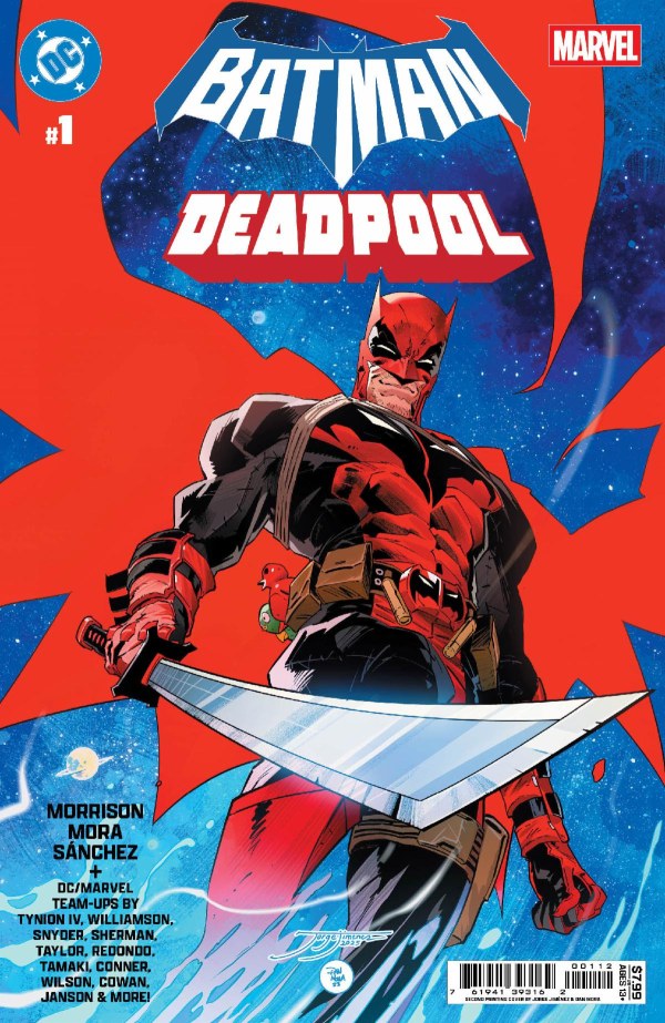 DC / Marvel: Batman / Deadpool #1 2nd Printing Jorge Jiménez