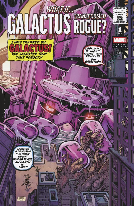 What If...? Galactus Transformed Rogue? #1 Dan Jurgens Sci-Fi Homage Variant