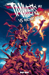 Tankers vs. Ancient Aliens #2 Cover B Lewis LaRosa Variant