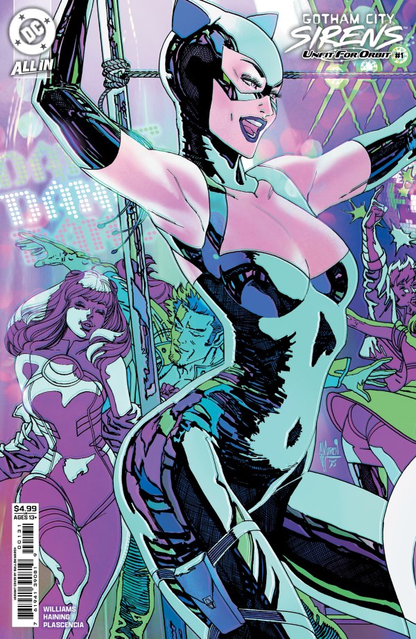 Gotham City Sirens: Unfit for Orbit #1 Cover D Guillem March Connecting Variant