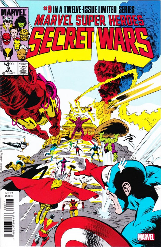 Marvel Super Heroes: Secret Wars #9 Facsimile Edition 2024