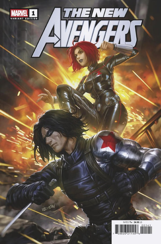 The New Avengers #1 Derrick Chew Black Widow and Winter Soldier Variant