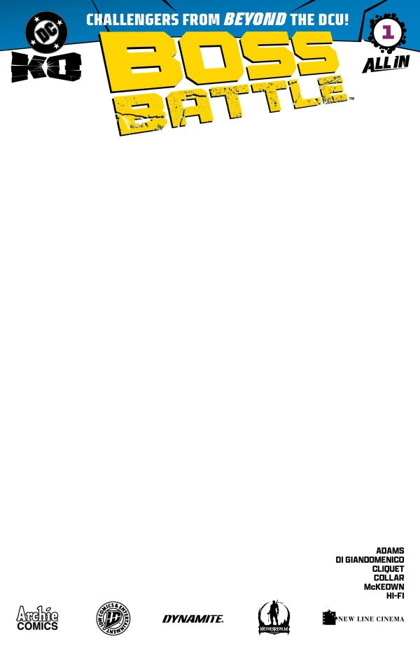 DC K.O.: Boss Battle #1 Cover H Blank Variant