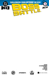 DC K.O.: Boss Battle #1 Cover H Blank Variant